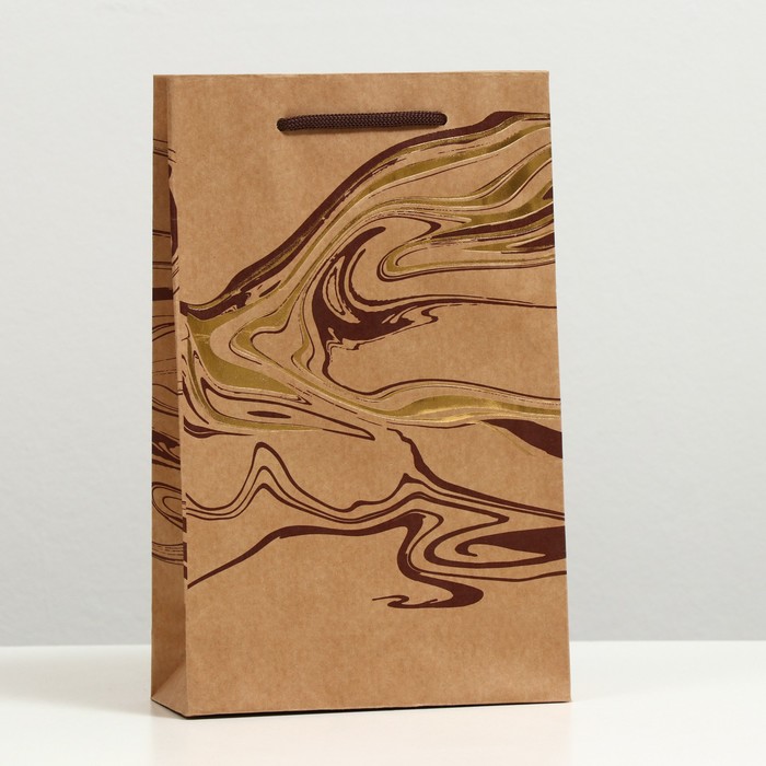 Пакет подарочный "Мрамор", крафт, 26.5 x 16.5 x 7 см
Пакет подарочный "Мрамор", крафт, 26.5 x 16.5 x 7 см