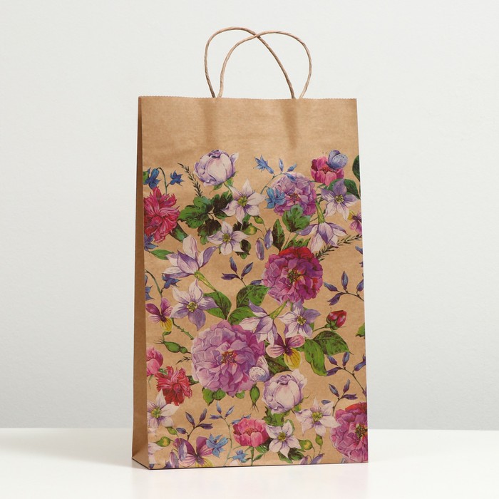 Пакет подарочный "Гортензия", крафт, 40.5 x 24.8 x 9 см
Пакет подарочный "Гортензия", крафт, 40.5 x 24.8 x 9 см