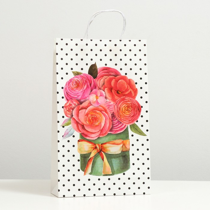 Пакет подарочный "Праздничный букет", крафт, 40.5 x 24.8 x 9 см
Пакет подарочный "Праздничный букет", крафт, 40.5 x 24.8 x 9 см