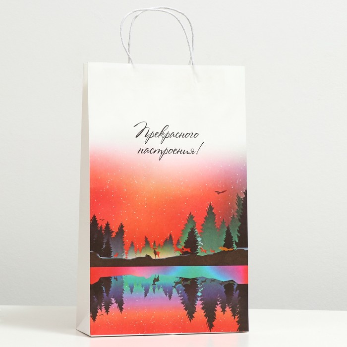 Пакет подарочный "Закат", крафт, 40.5 x 24.8 x 9 см
Пакет подарочный "Закат", крафт, 40.5 x 24.8 x 9 см