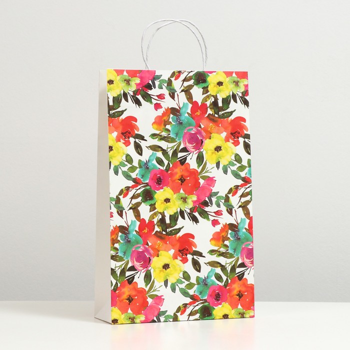 Пакет подарочный "Пёстрость", крафт, 40.5 x 24.8 x 9 см
Пакет подарочный "Пёстрость", крафт, 40.5 x 24.8 x 9 см