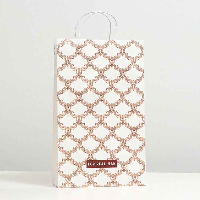 Пакет подарочный "Золотой орнамент", крафт, 40.5 x 24.8 x 9 см
Пакет подарочный "Золотой орнамент", крафт, 40.5 x 24.8 x 9 см