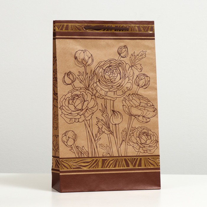 Пакет подарочный "Маки", крафт, 40.5 x 24.8 x 9 см
Пакет подарочный "Маки", крафт, 40.5 x 24.8 x 9 см