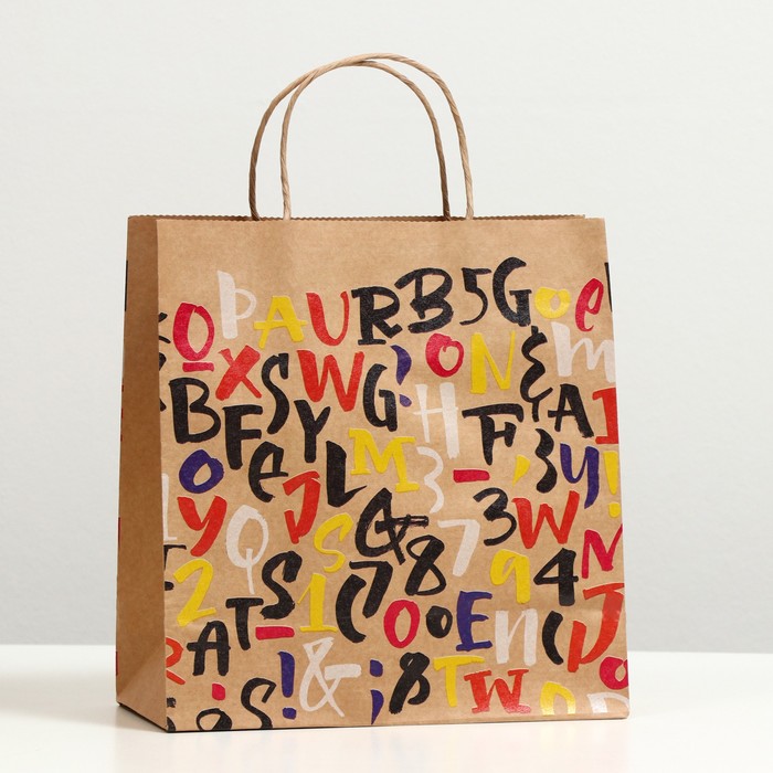 Пакет подарочный "Шифр", крафт, 24 x 23 x 10 см
Пакет подарочный "Шифр", крафт, 24 x 23 x 10 см