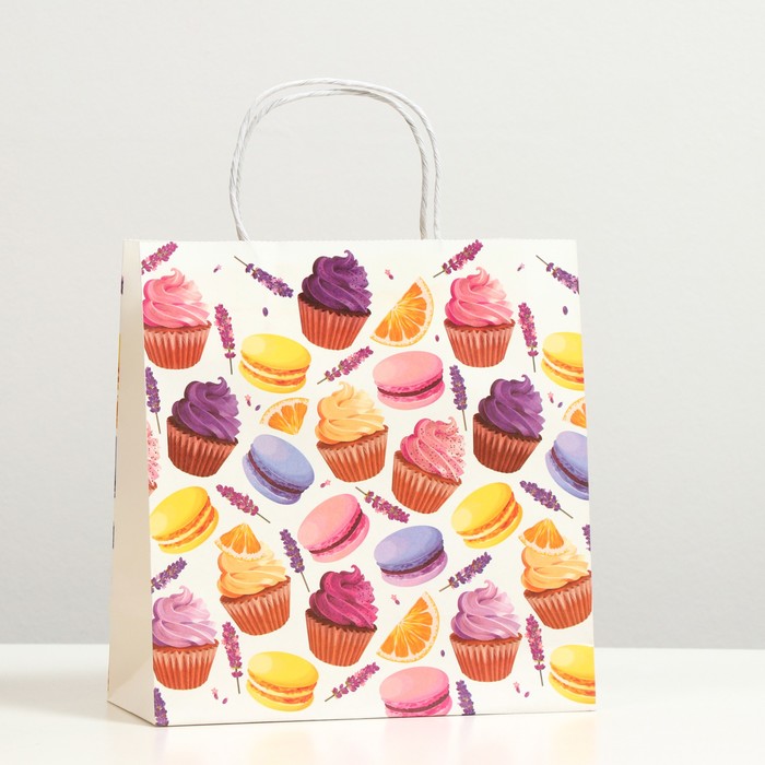 Пакет подарочный "Сластена", крафт, 24 x 23 x 10 см
Пакет подарочный "Сластена", крафт, 24 x 23 x 10 см