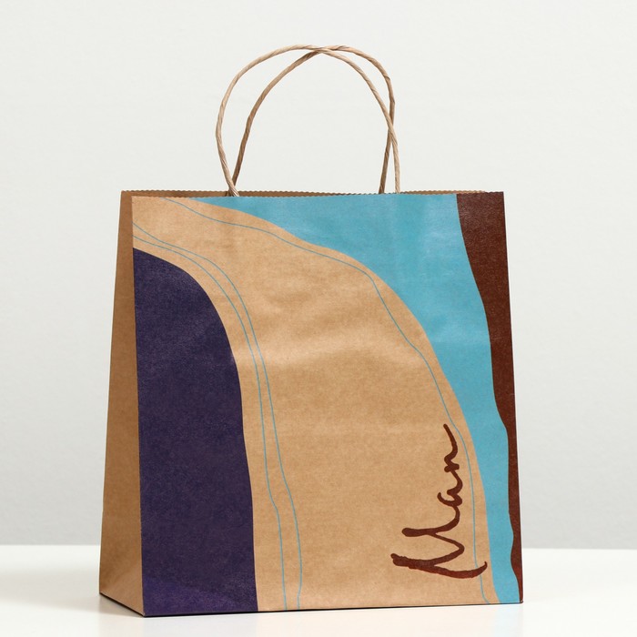 Пакет подарочный "Акварель", крафт, 24 x 23 x 10 см
Пакет подарочный "Акварель", крафт, 24 x 23 x 10 см