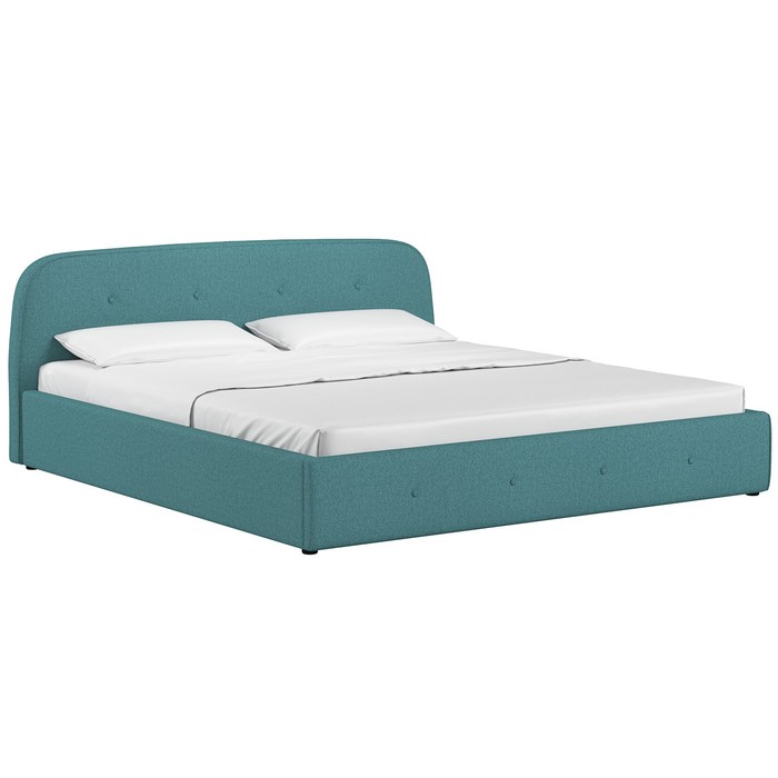 Кровать Илона, 1800х2000, ортопедическое осн+ПМ, Шерлок/Бирюзовый 
Кровать Илона, 1800х2000, ортопедическое осн+ПМ, Шерлок/Бирюзовый