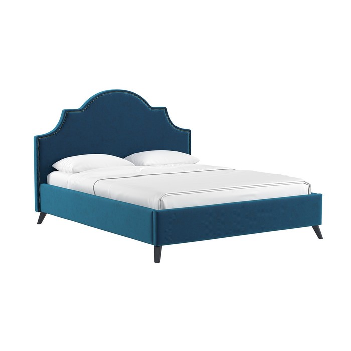 Кровать Фаина, 1600х2000, ортопедическое осн+ПМ, Блиц 20/Темно-синий 
Кровать Фаина, 1600х2000, ортопедическое осн+ПМ, Блиц 20/Темно-синий