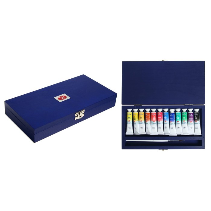 Акварель художественная в тубе, 12 цветов х 10 мл, ЗХК "Белые Ночи", с кистью, в деревянном пенале, 19431902
Акварель художественная в тубе, 12 цветов х 10 мл, ЗХК "Белые Ночи", с кистью, в деревянном пенале, 19431902