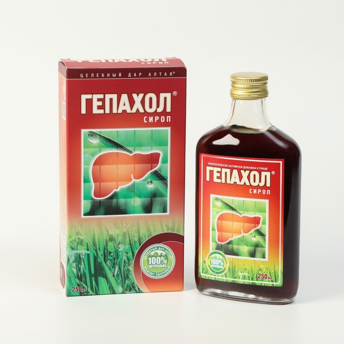 Сироп Гепахол, 250 мл
Сироп Гепахол, 250 мл