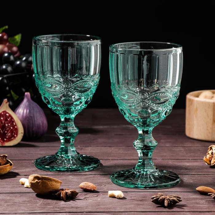 Набор бокалов Magistro «Ла-Манш», 250 мл, 8×15,5 см, 2 шт, цвет бирюзовый
Набор бокалов Magistro «Ла-Манш», 250 мл, 8×15,5 см, 2 шт, цвет бирюзовый