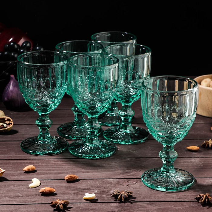 Набор бокалов стеклянных Magistro «Ла-Манш», 250 мл, 8×15,5 см, 6 шт, цвет бирюзовый
Набор бокалов стеклянных Magistro «Ла-Манш», 250 мл, 8×15,5 см, 6 шт, цвет бирюзовый