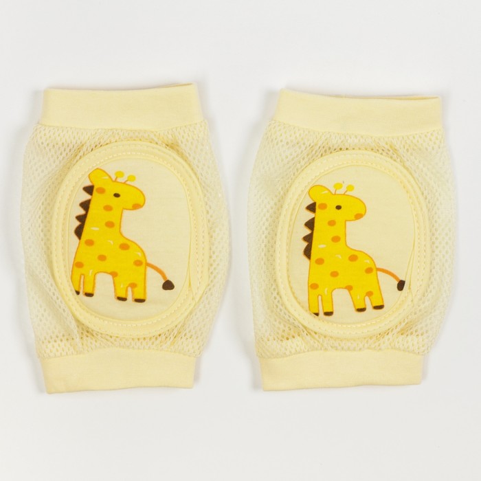 Набор детских наколенников «Жираф", 2 шт., цвет желтый
Набор детских наколенников «Жираф", 2 шт., цвет желтый