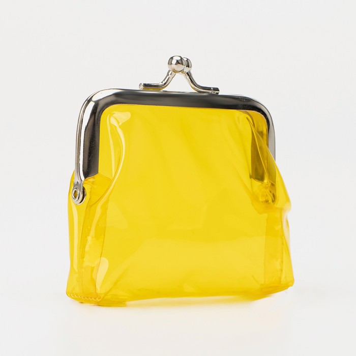 Кошелёк на фермуаре, цвет жёлтый
Кошелёк на фермуаре, цвет жёлтый