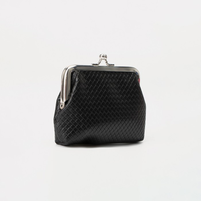 Кошелёк на фермуаре, цвет чёрный
Кошелёк на фермуаре, цвет чёрный