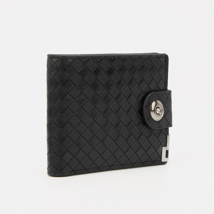 Портмоне на магните, для купюр, для карт, для монет, цвет чёрный
Портмоне на магните, для купюр, для карт, для монет, цвет чёрный