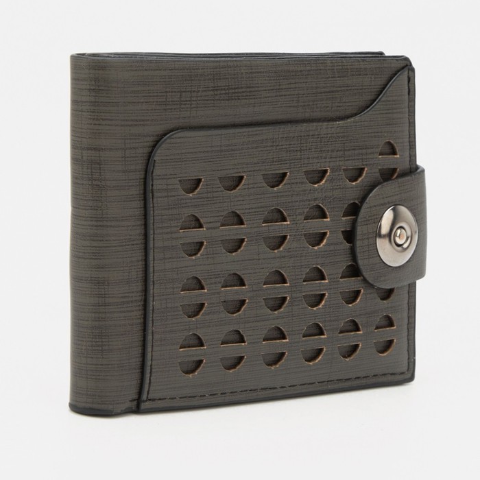 Портмоне на магните, для купюр, для карт, для монет, цвет серый
Портмоне на магните, для купюр, для карт, для монет, цвет серый