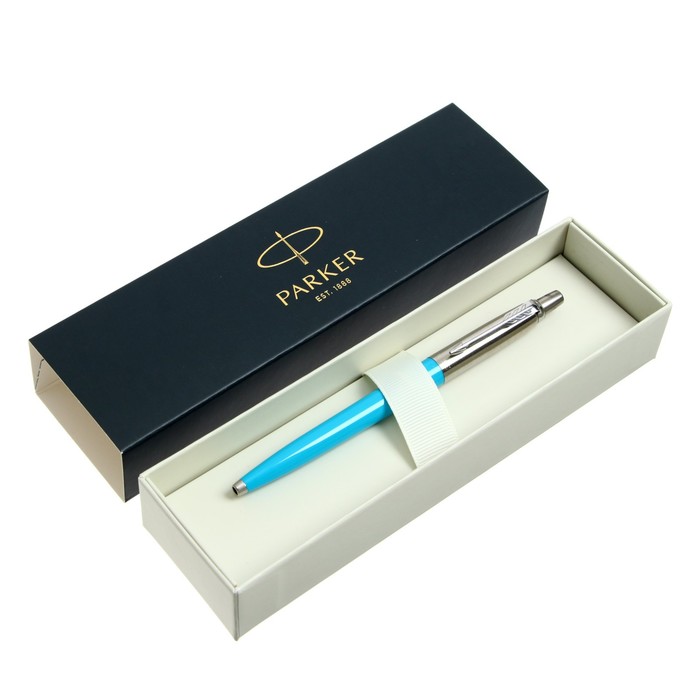 Ручка шариковая Parker Jotter Original K60 801C Sky Blue, перо M синие подар.кор.
Ручка шариковая Parker Jotter Original K60 801C Sky Blue, перо M синие подар.кор.