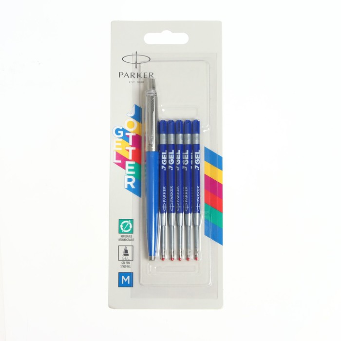 Набор Parker Jotter Original BTS, ручка гелевая, синие чернила, M, в блистере
Набор Parker Jotter Original BTS, ручка гелевая, синие чернила, M, в блистере
