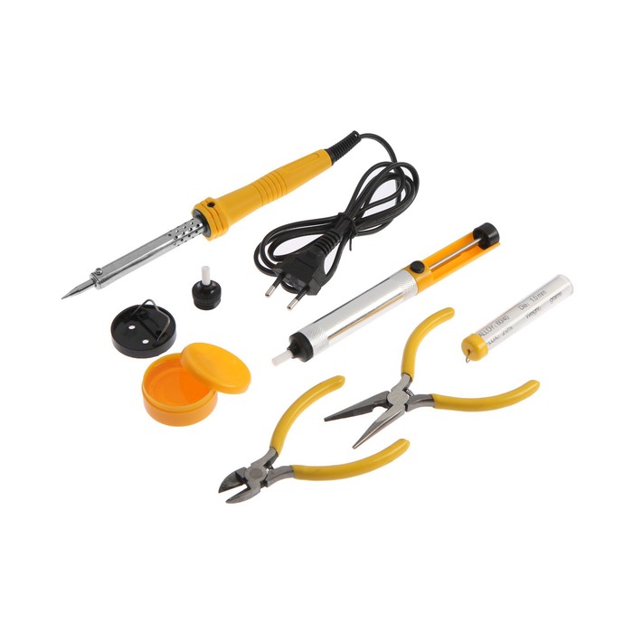 Набор для пайки DEKO SI06, 50 Вт, 8 предметов
Набор для пайки DEKO SI06, 50 Вт, 8 предметов