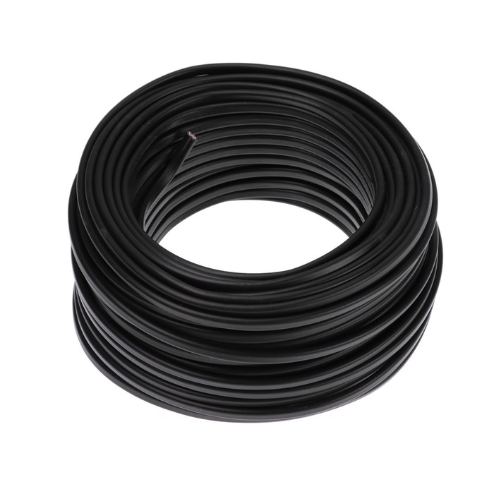 фото Кабель "ulc" ввг-пнг(a), сечение 2х2.5 мм2, 50 м, гост, чёрный госток