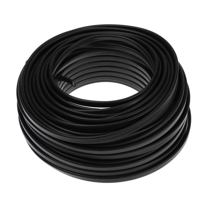 фото Кабель "ulc" ввг-пнг(a)-ls, сечение 3х2.5 мм2, 50 м, гост, чёрный госток