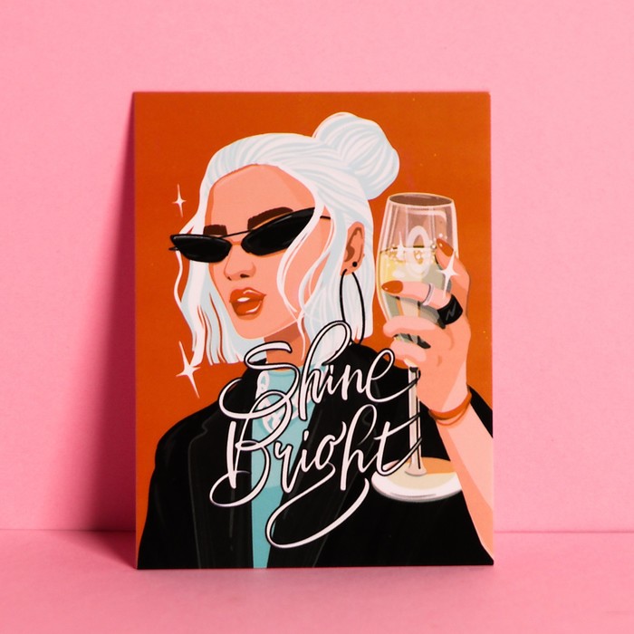 Открытка-комплимент «Девушка», 6 × 8 см
Открытка-комплимент «Девушка», 6 × 8 см