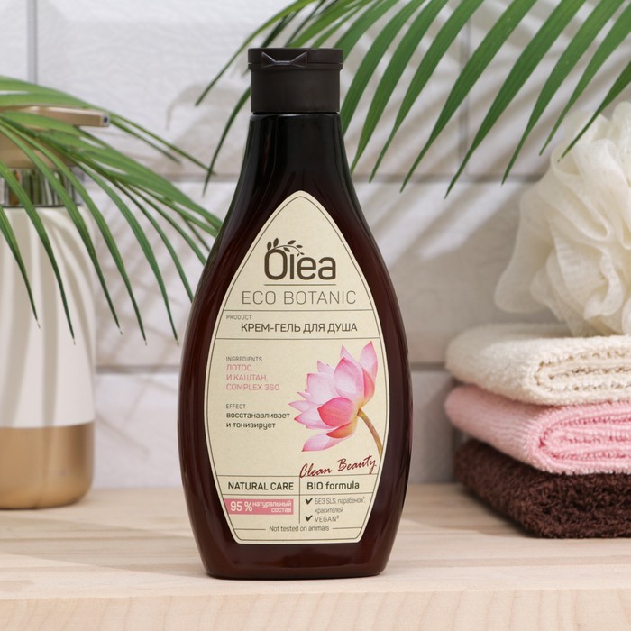 Крем-гель для душа OLEA, Eco Botanic с лотосом и каштаном, 300 мл
Крем-гель для душа OLEA, Eco Botanic с лотосом и каштаном, 300 мл