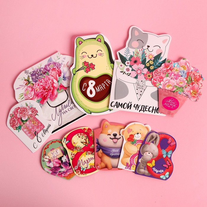 Открытка формовая «С Праздником Весны!», МИКС
Открытка формовая «С Праздником Весны!», МИКС