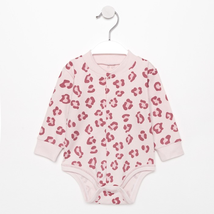 Боди с длинным рукавом «Леопард», цвет розовый, рост 74 см
Боди с длинным рукавом «Леопард», цвет розовый, рост 74 см