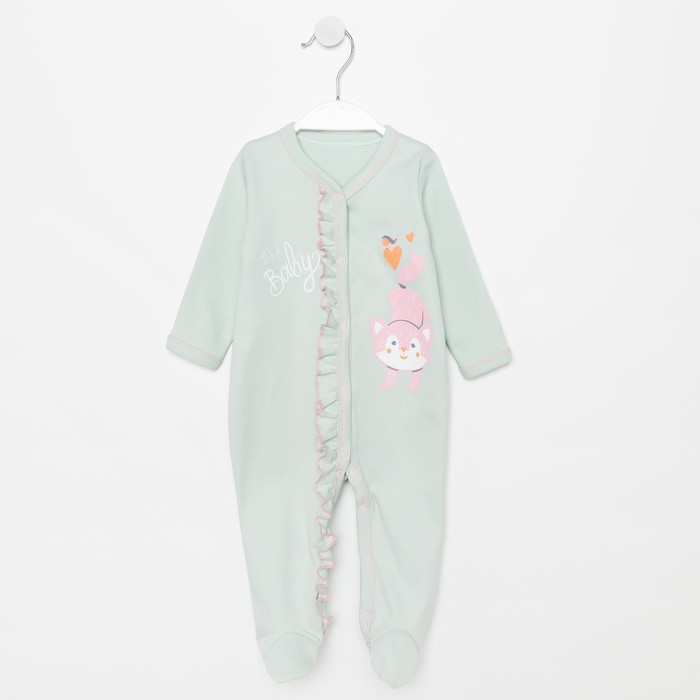 Комбинезон «Розовый котик» детский, цвет бирюзовый, рост 56 см
Комбинезон «Розовый котик» детский, цвет бирюзовый, рост 56 см