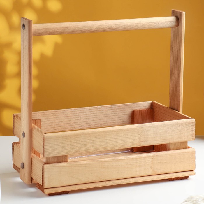 Кашпо деревянное с ручкой 29х28х16 см коричневый
Кашпо деревянное с ручкой 29х28х16 см коричневый