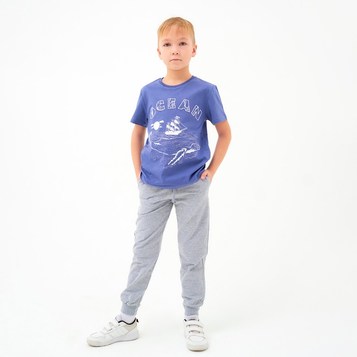 Брюки для мальчика, цвет серый, рост 146
Брюки для мальчика, цвет серый, рост 146