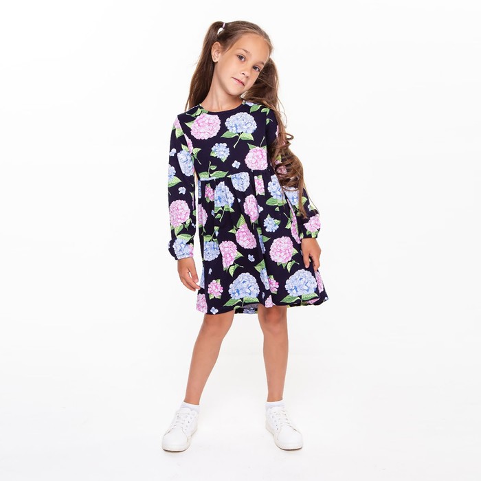 Платье для девочки, цвет темно-синий, рост 104
Платье для девочки, цвет темно-синий, рост 104