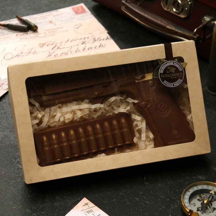 Шоколадная фигурка «Беретта», 150 г
Шоколадная фигурка «Беретта», 150 г