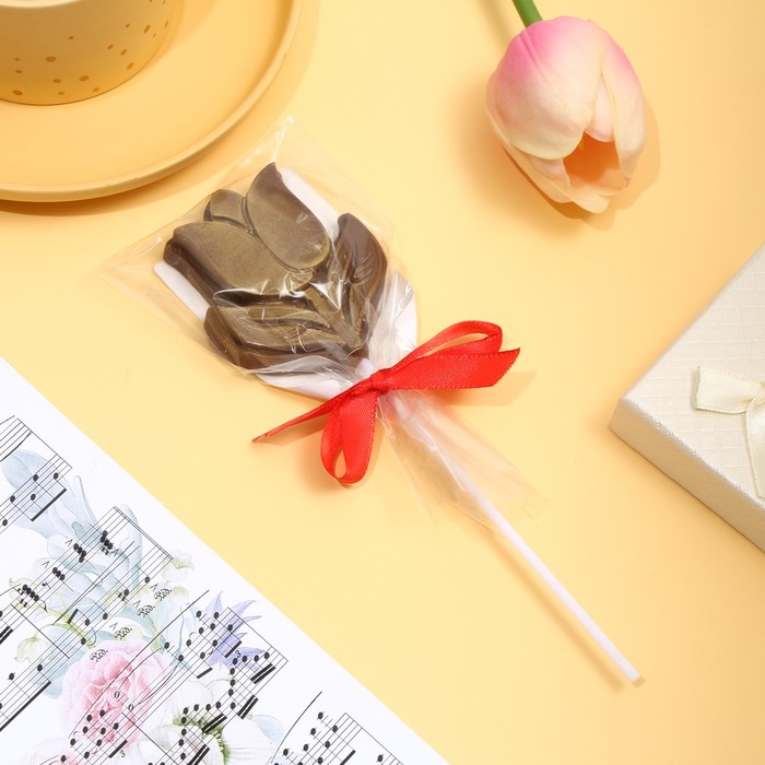 Шоколадная фигурка «Цветок», 45 г
Шоколадная фигурка «Цветок», 45 г