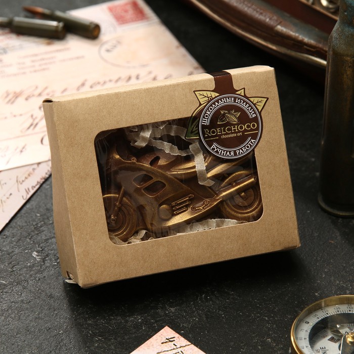 Шоколадная фигурка «Мотоцикл», 50 г
Шоколадная фигурка «Мотоцикл», 50 г