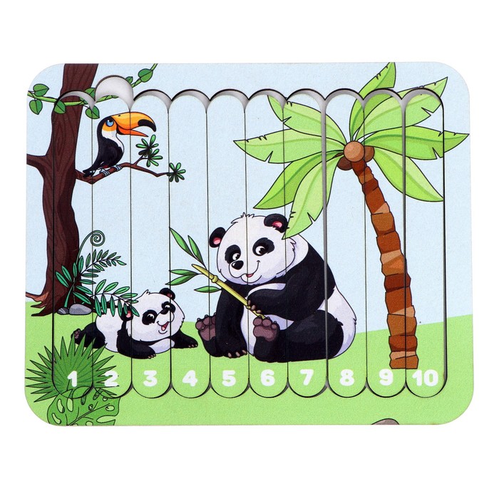 Логический пазл «Панды» 
Логический пазл «Панды»