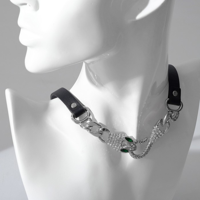 Чокер "Змея", цвет чёрно-белый
Чокер "Змея", цвет чёрно-белый