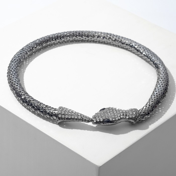 Чокер "Змея" жгут, цвет белый в сером металле
Чокер "Змея" жгут, цвет белый в сером металле