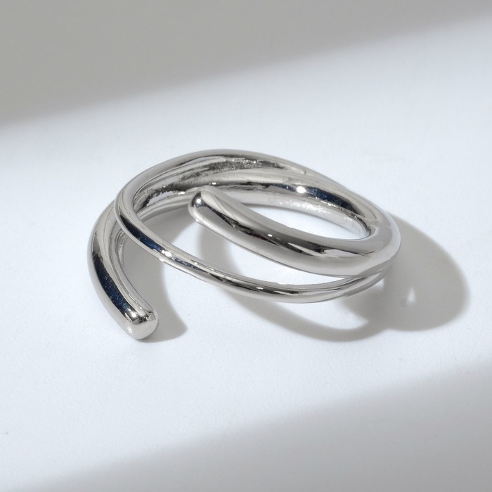 Кольцо "Спираль" линия, цвет серебро, безразмерное
Кольцо "Спираль" линия, цвет серебро, безразмерное