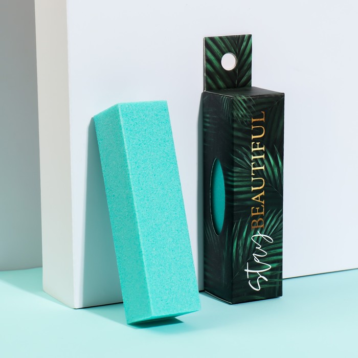 Баф наждачный для ногтей «Stay beautiful», четырёхсторонний, 9 × 2 × 2 см, цвет зелёный
Баф наждачный для ногтей «Stay beautiful», четырёхсторонний, 9 × 2 × 2 см, цвет зелёный