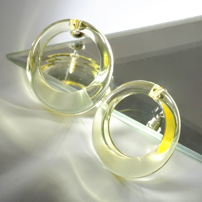 Серьги акрил "Тренд" кольцо, цвет жёлтый
Серьги акрил "Тренд" кольцо, цвет жёлтый