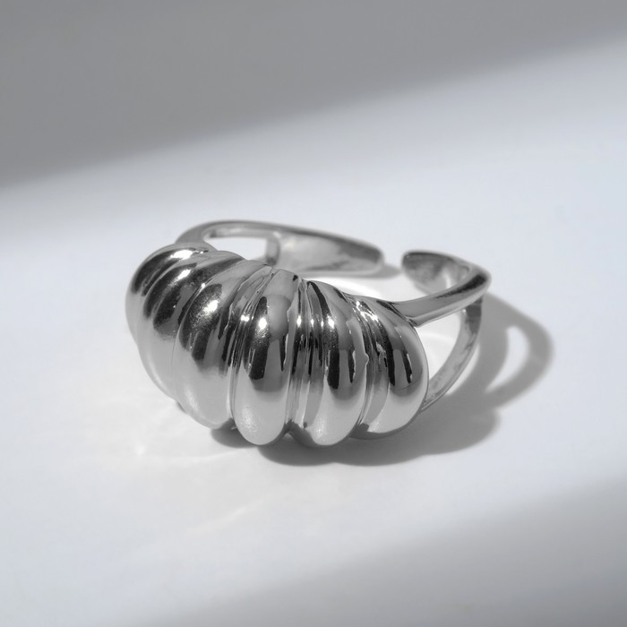 Кольцо "Коса", цвет серебро, безразмерное
Кольцо "Коса", цвет серебро, безразмерное