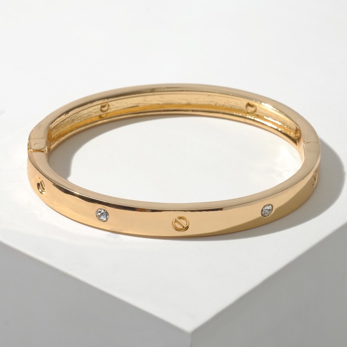 Браслет со стразами "Каркас" нежность, цвет белый в золоте
Браслет со стразами "Каркас" нежность, цвет белый в золоте