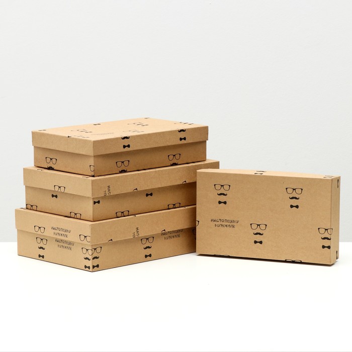 Набор коробок 4 в 1 "Мужской 1", 30 х 20 х 8 - 24 х 14 х 5 см
Набор коробок 4 в 1 "Мужской 1", 30 х 20 х 8 - 24 х 14 х 5 см