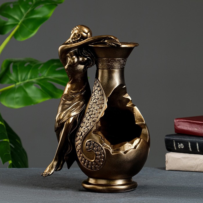 Ваза "Амфора с девушкой" бронза 
Ваза "Амфора с девушкой" бронза