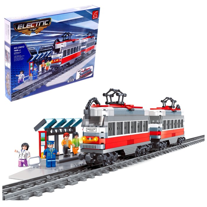 Конструктор Поезд «Городская электричка», 765 деталей, ездит по кругу
Конструктор Поезд «Городская электричка», 765 деталей, ездит по кругу