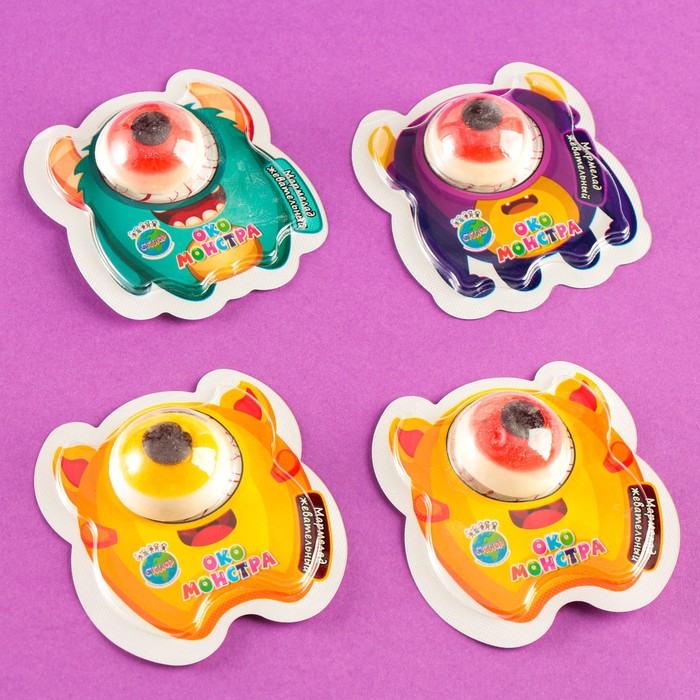 Мармелад жевательный "Око монстра", 7 г
Мармелад жевательный "Око монстра", 7 г