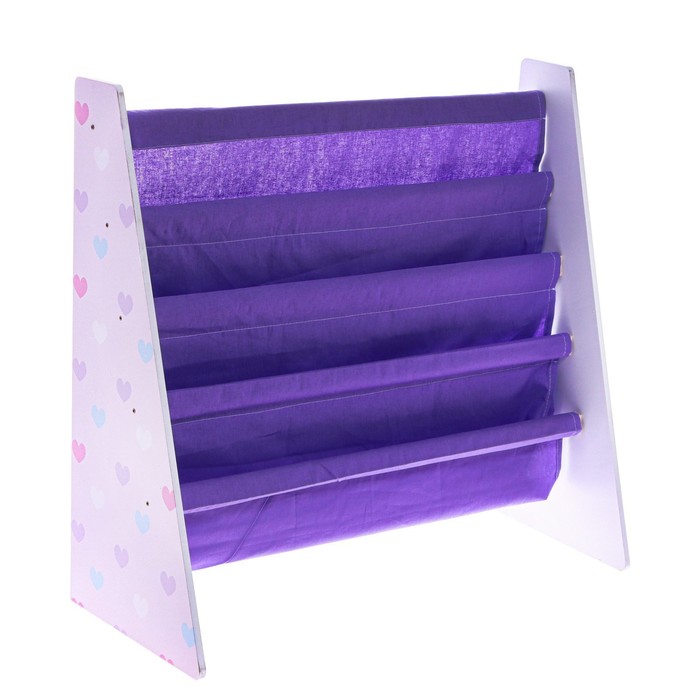 Стеллаж - книжница «Сердечки», 60 × 63, сиреневый текстиль
Стеллаж - книжница «Сердечки», 60 × 63, сиреневый текстиль